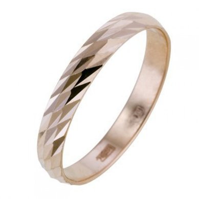 Обручальное кольцо М10208 - Ювелирный бренд Московский ювелирный завод