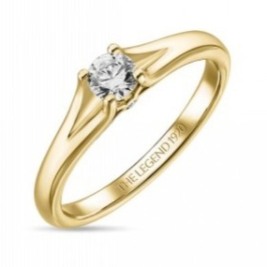 Помолвочное кольцо R01-SL06-020-G2-М13506 - Ювелирный бренд Московский ювелирный завод