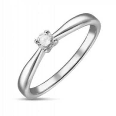 Помолвочное кольцо R01-SOL60-010-G2-М13512 - Ювелирный бренд Московский ювелирный завод