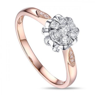 Помолвочное кольцо R2011-1851142AD-М9594 - Ювелирный бренд Московский ювелирный завод