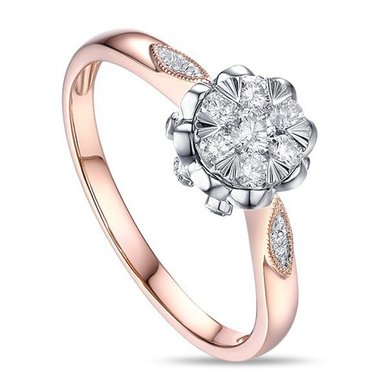 Помолвочное кольцо R2011-1851142AKD-М9595 - Ювелирный бренд Московский ювелирный завод