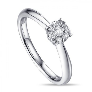 Помолвочное кольцо R2011-1851351AD-М9596 - Ювелирный бренд Московский ювелирный завод