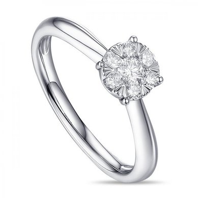 Помолвочное кольцо R2011-1851352AD-М9597 - Ювелирный бренд Московский ювелирный завод