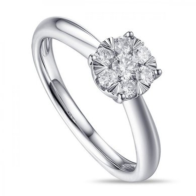 Помолвочное кольцо R2011-1851353AD-М9598 - Ювелирный бренд Московский ювелирный завод