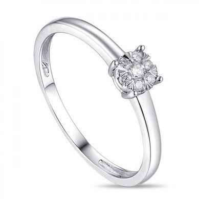 Помолвочное кольцо R2011-1851358AXD-R17-М9601 - Ювелирный бренд Московский ювелирный завод