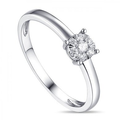 Помолвочное кольцо R2011-1851359AXD-R17-М9602 - Ювелирный бренд Московский ювелирный завод