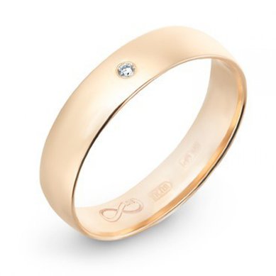 Обручальное кольцо R01-WED-00001-М9605 - Ювелирный бренд Московский ювелирный завод