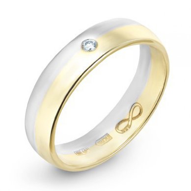 Обручальное кольцо R01-WED-00020-М9616 - Ювелирный бренд Московский ювелирный завод