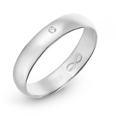 Обручальное кольцо R01-WED-00028-М9624 - Ювелирный бренд Московский ювелирный завод