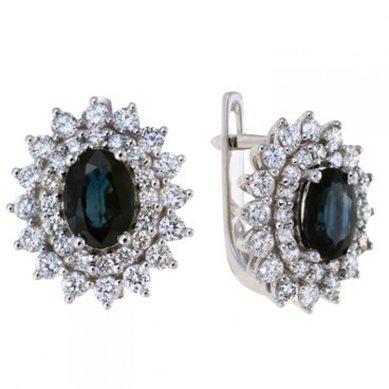 Серьги E108-135285CQQ65SE-М9643 - Ювелирный бренд Московский ювелирный завод