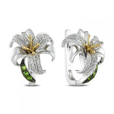 Серьги E108-1982181CXK-R17-М9651 - Ювелирный бренд Московский ювелирный завод