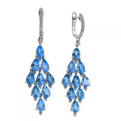 Серьги E189-P02580E-W-BT-М9654 - Ювелирный бренд Московский ювелирный завод