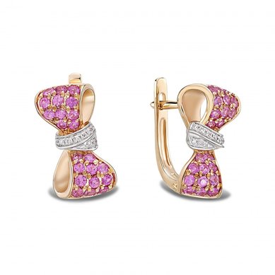 Серьги E2606-E50385-PKSA-М9664 - Ювелирный бренд Московский ювелирный завод