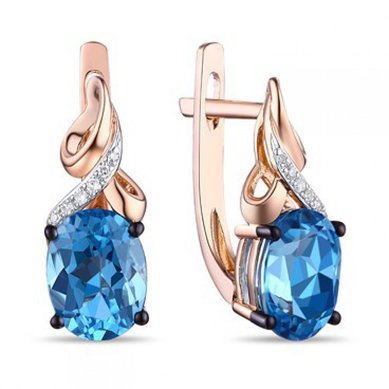 Серьги E2607-1982855CB-R17-М9665 - Ювелирный бренд Московский ювелирный завод