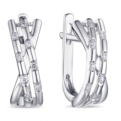 Серьги E108-1982664CD-R17-М9696 - Ювелирный бренд Московский ювелирный завод