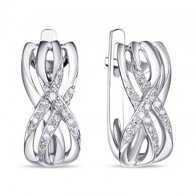 Серьги E108-1982665CD-R17-М9697 - Ювелирный бренд Московский ювелирный завод