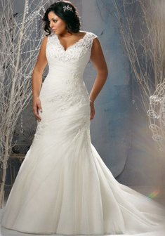 Свадебное платье R47189. Силуэт Русалка (Рыбка), длинное со шлейфом.