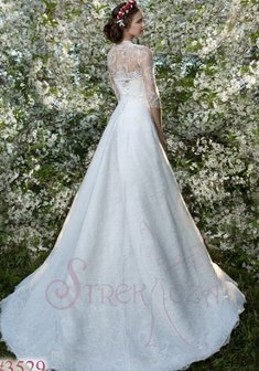 Свадебное платье А47593. С пышной юбкой, длинное со шлейфом.