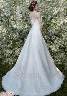 Свадебное платье А47608. С пышной юбкой, длинное со шлейфом.