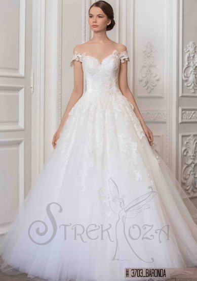 Свадебное платье Баронда-А61015 - Свадебный салон Ангел