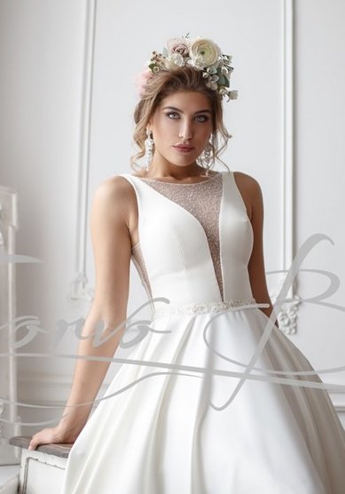 Свадебное платье Кира 1921-А69374 - Свадебный салон Ангел