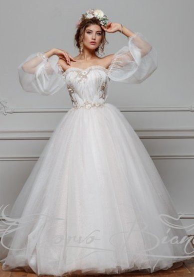 Свадебное платье Моник 1905-А69376 - Свадебный салон Ангел