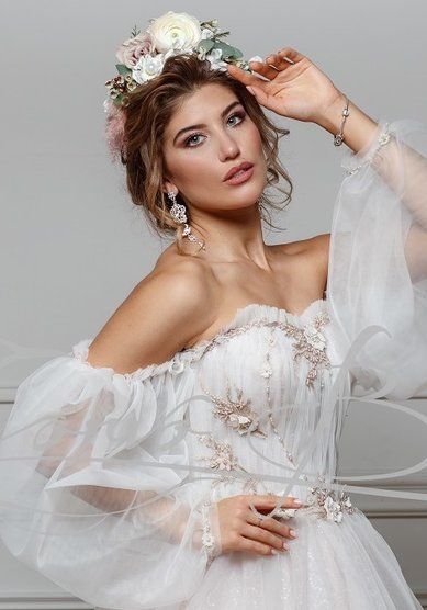 Свадебное платье Моник 1905-А69376 - Свадебный салон Ангел