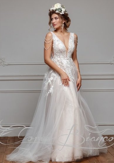 Свадебное платье Реббека 1903-А69377 - Свадебный салон Ангел