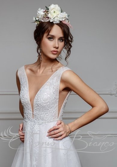 Свадебное платье Сантана 1922-А69382 - Свадебный салон Ангел