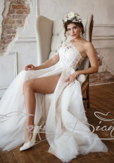 Свадебное платье Флора 1920-А69386 - Свадебный салон Ангел