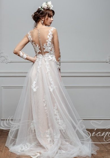 Свадебное платье Шейла 1908-А69389 - Свадебный салон Ангел