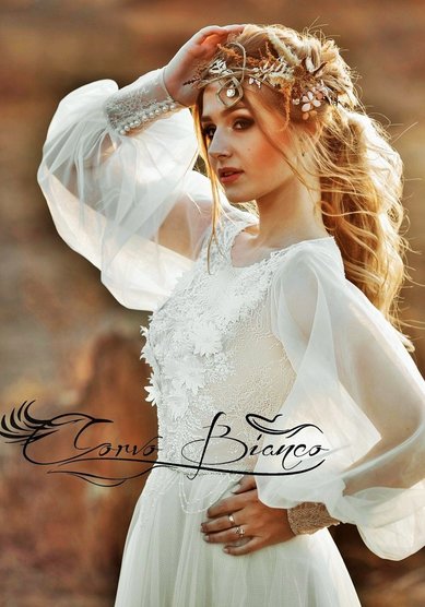 Свадебное платье Божена 2028-А69399 - Свадебный салон Ангел