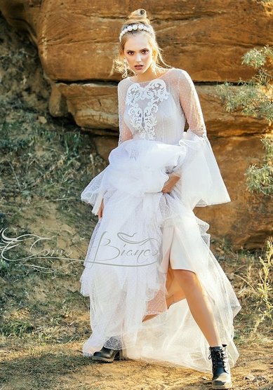 Свадебное платье Ефимия 2023-А69416 - Свадебный салон Ангел