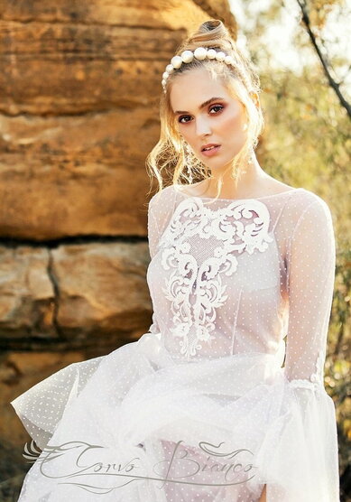 Свадебное платье Ефимия 2023-А69416 - Свадебный салон Ангел