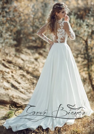 Свадебное платье Крис 2026-А69420 - Свадебный салон Ангел