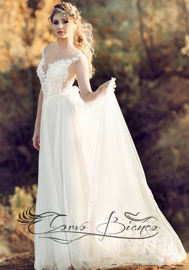 Свадебное платье Лея 2011-А69422 - Свадебный салон Ангел